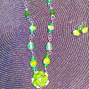 Green jewelry set